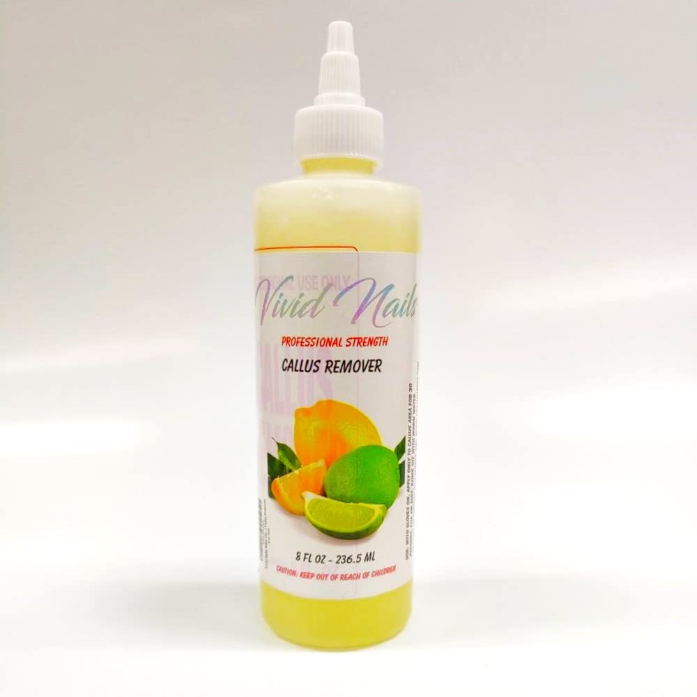 Vivid Nails Salon Professional Callus Remover, 8 oz