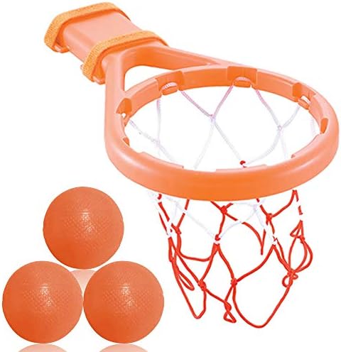 3 Bees & Me Bath Toy Basketball Hoop & Balls Set for Boys and Girls - Kid & Toddler Bath Toys Gift