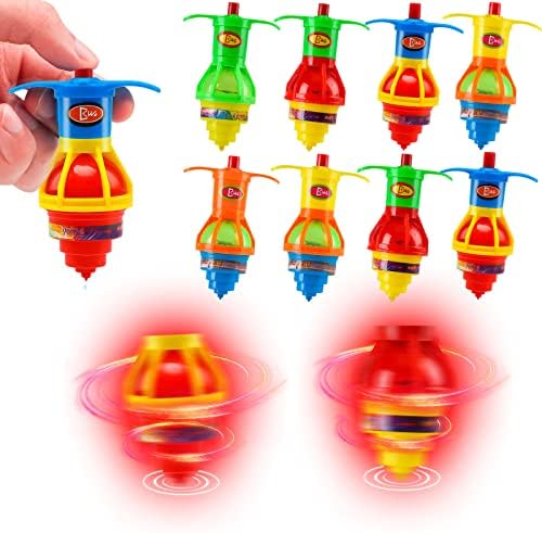 20PCS Starhig Light Up Spinning Tops for Kids, LED Light Up Flashing Spinning Tops,Gyroscope Novelty Bulk Toys Party Favors