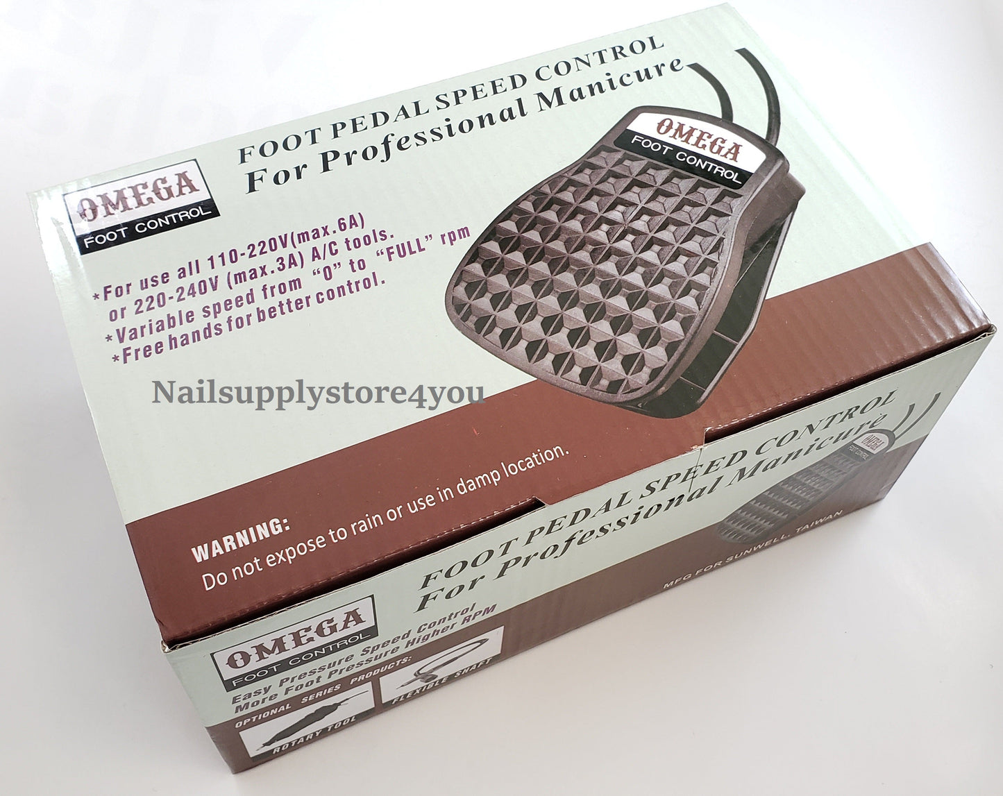 OMEGA - Nail Professional FOOT PEDAL SPEED CONTROL
