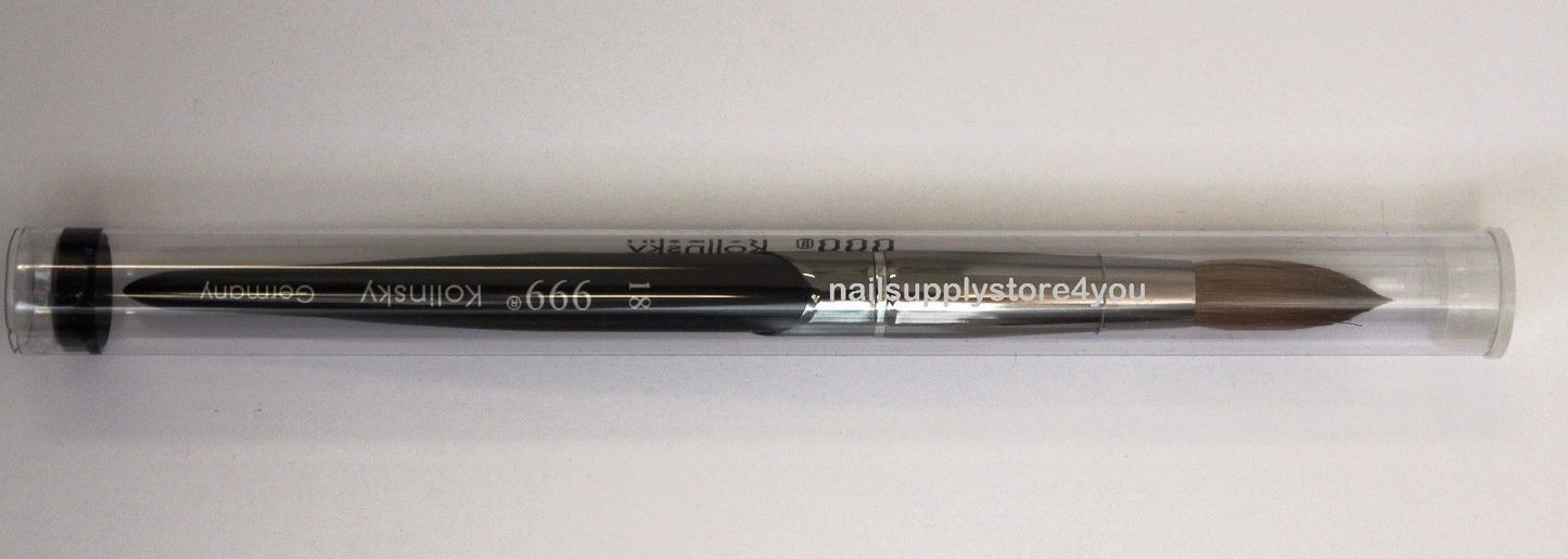 999 Titanium Handle Kolinsky Acrylic Nail Brush For Manicure powder - ROUND