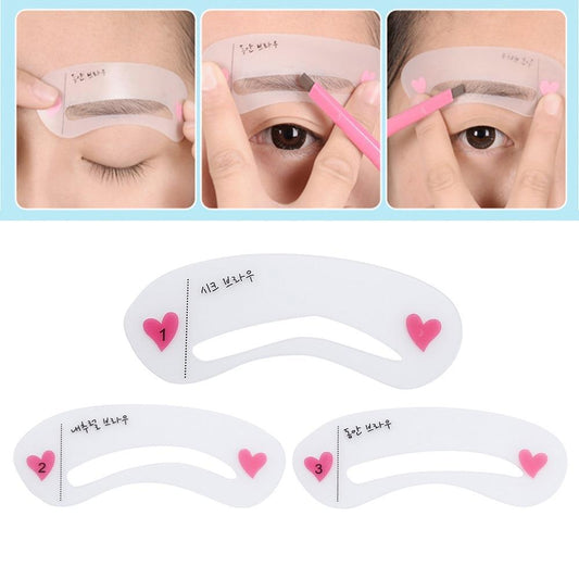 3 Styles Reusable Eyebrow