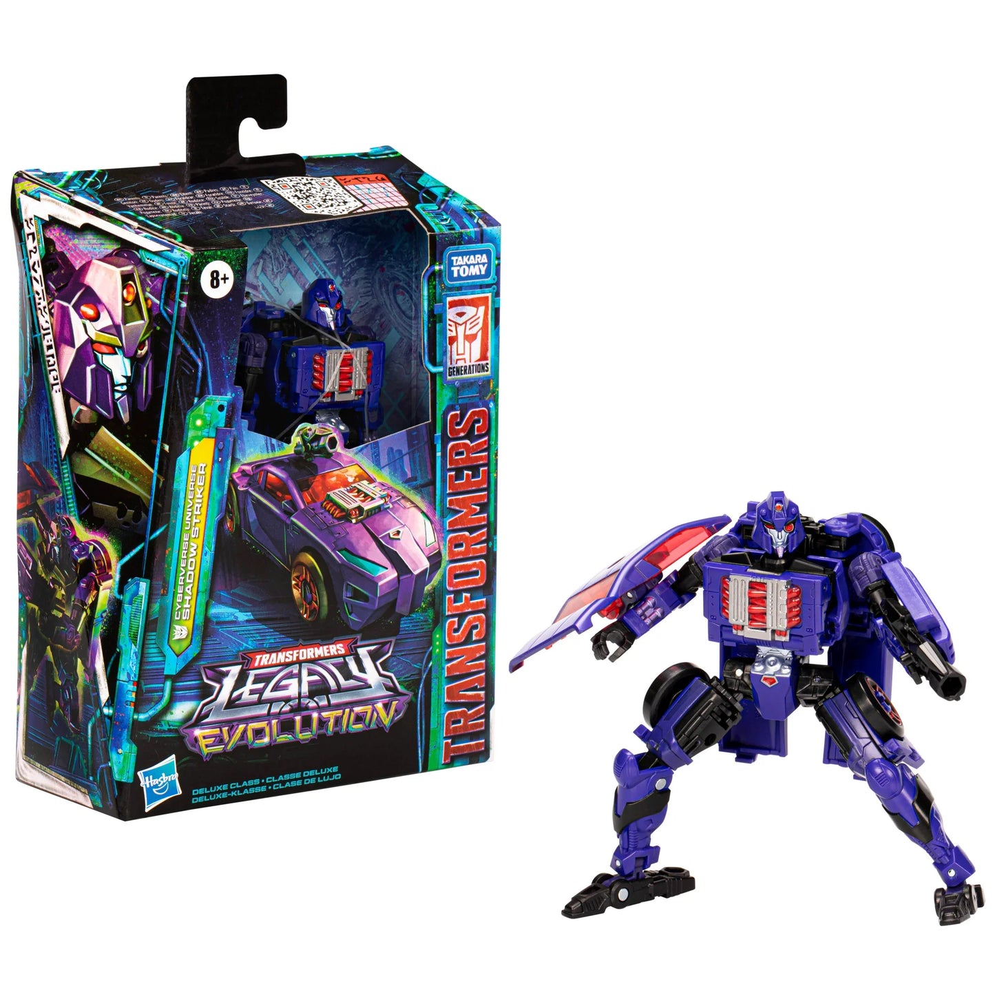 Transformers: Legacy Evolution - Deluxe Class Cyberverse Universe Shadow Striker Action Figure F7197