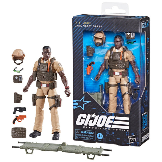 [PRE-ORDER] G.I. Joe Classified Series #122 - Carl Doc Greer Action Figure (F9858)