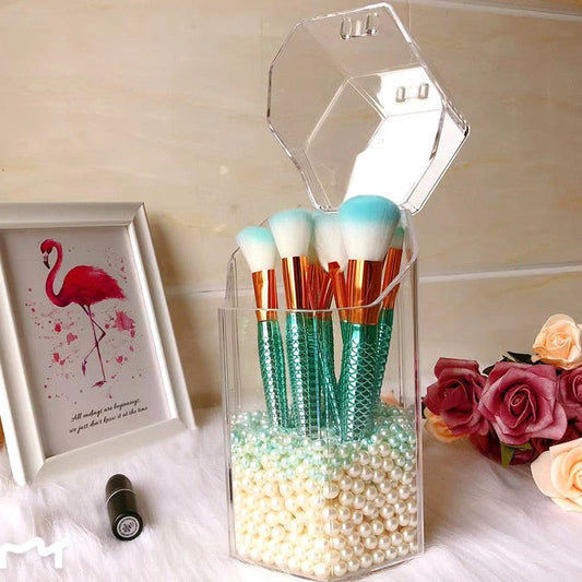 Acrylic Makeup Brush Holder