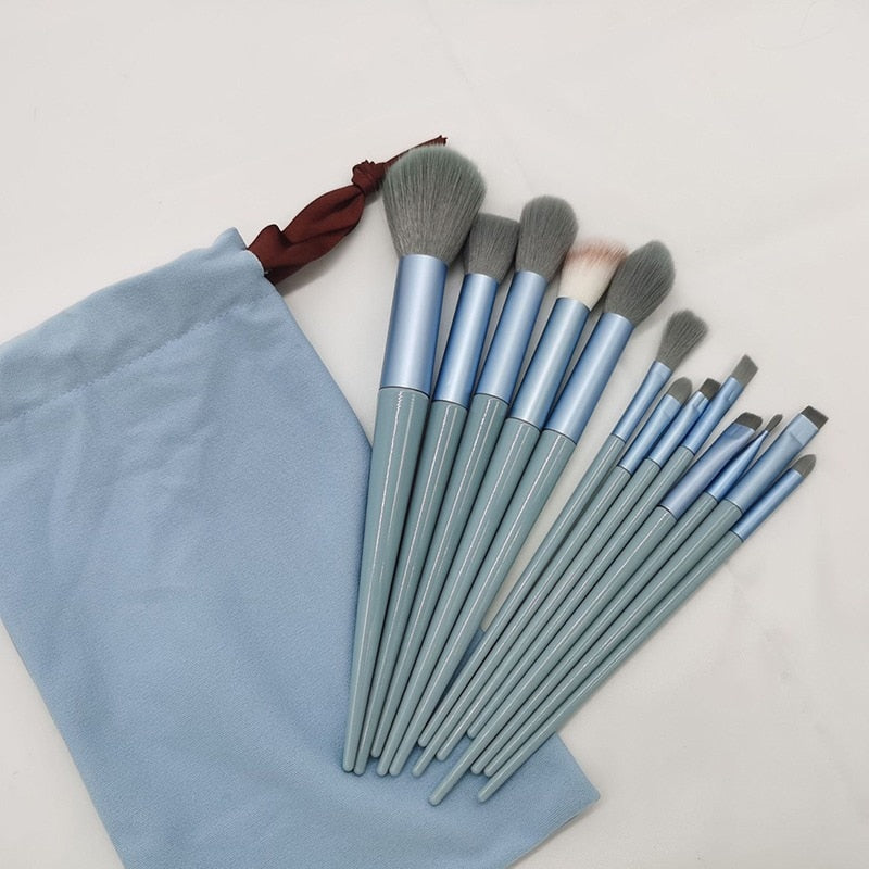 8/13pcs Soft Fluffy Makeup Brushes Set