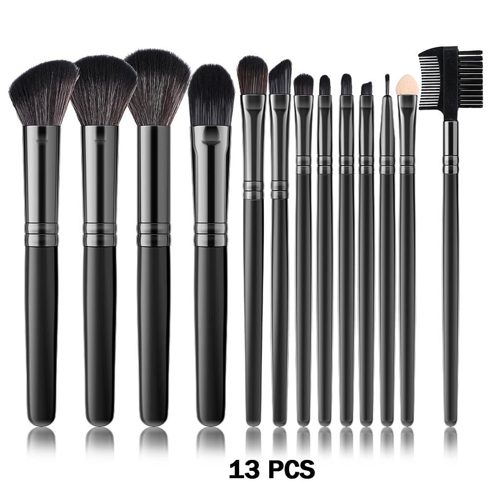 13/32PCS Soft Fluffy Makeup Brushes Set