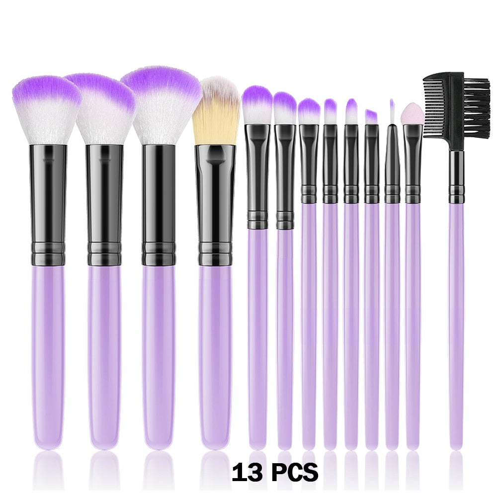13/32PCS Soft Fluffy Makeup Brushes Set