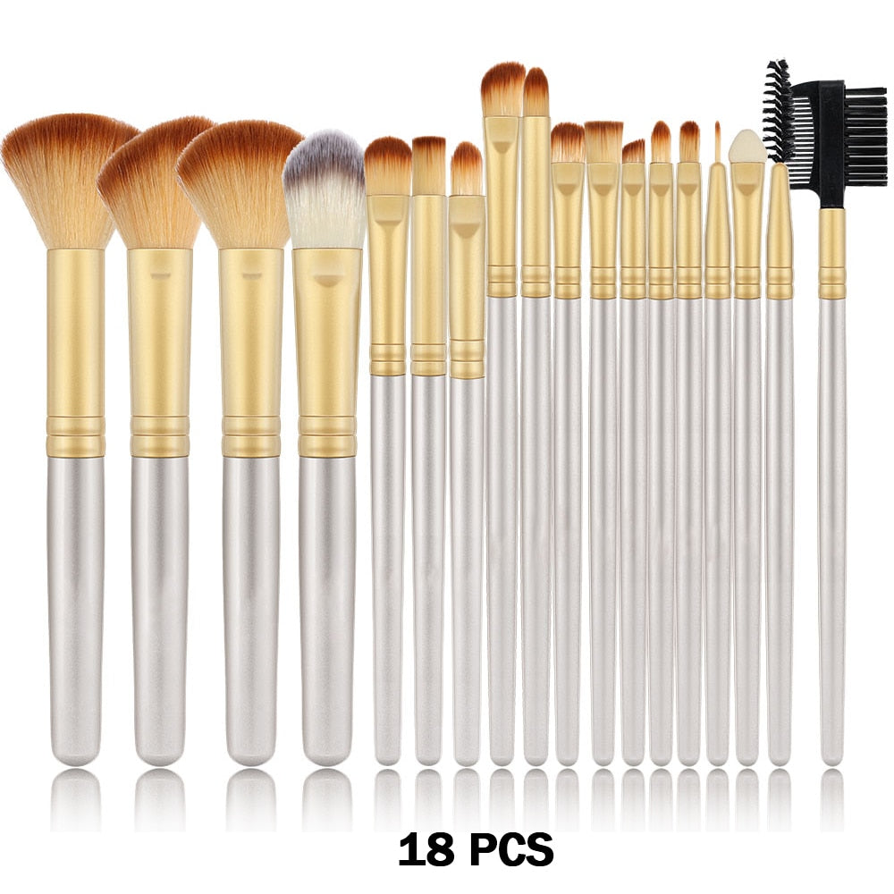 13/32PCS Soft Fluffy Makeup Brushes Set
