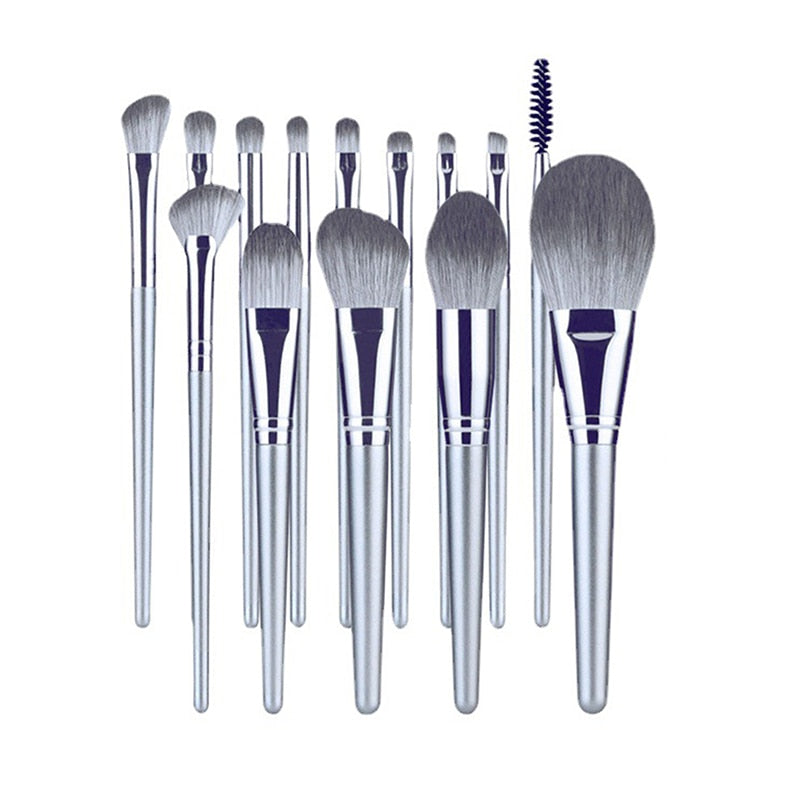 8/13pcs Soft Fluffy Makeup Brushes Set