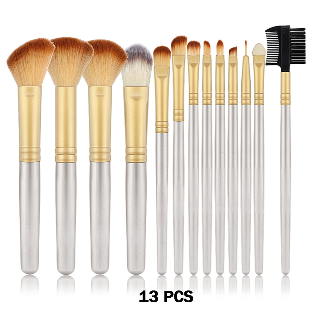 13/32PCS Soft Fluffy Makeup Brushes Set