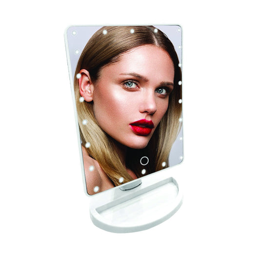 Westinghouse Battery Operated LED Mirror for Makeup with 360¡ Rotation White - WH1115