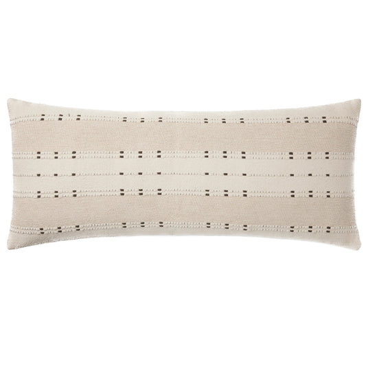 Amber Lewis Gabrielle Pillow - Beige/Terracotta Pillow & Decor loloi-pal0027-beige-terrcotta-1335-cover