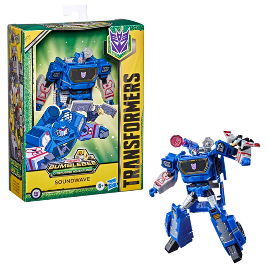 Transformers Bumblebee Cyberverse Adventures - Deluxe Soundwave (Accessible Box) Action Figure (F0509) LAST ONE!
