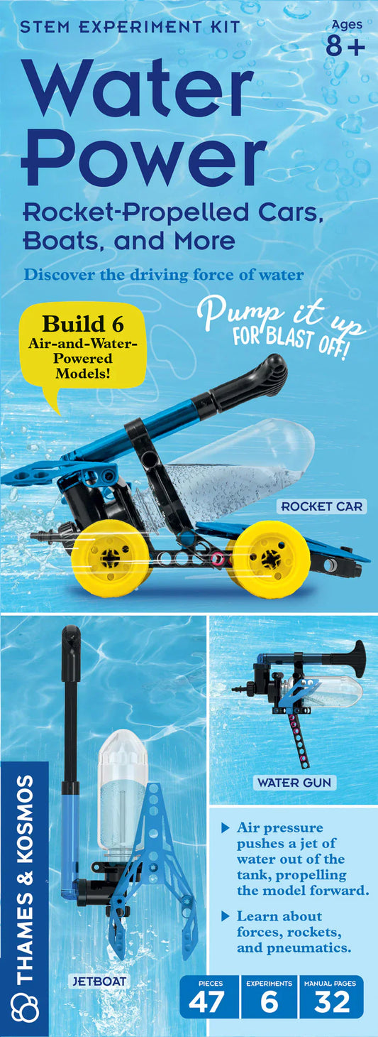 Water Power Rocket-Propelled Cars, Boats, and More