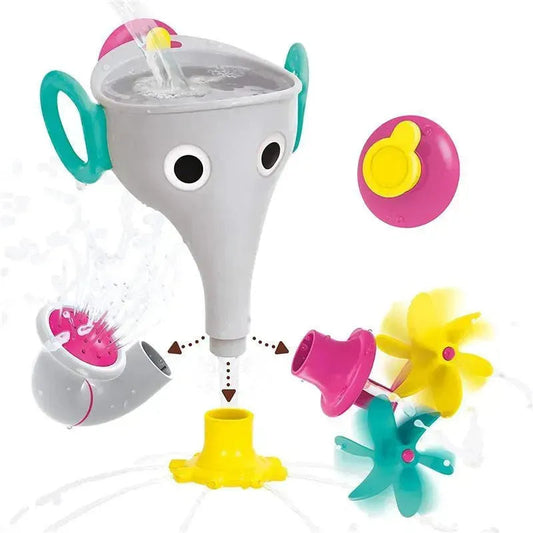 Yookidoo - FunElefun Fill 'N' Sprinkle Bath Toy, Grey